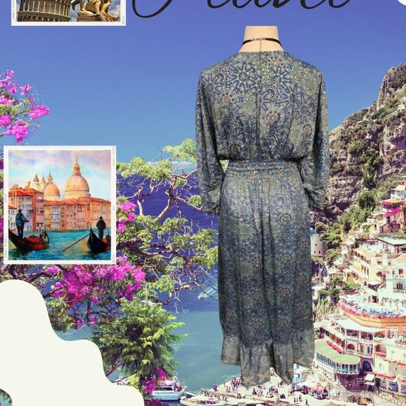 Bohemian Mandala Long Dress - Picture 4 of 4